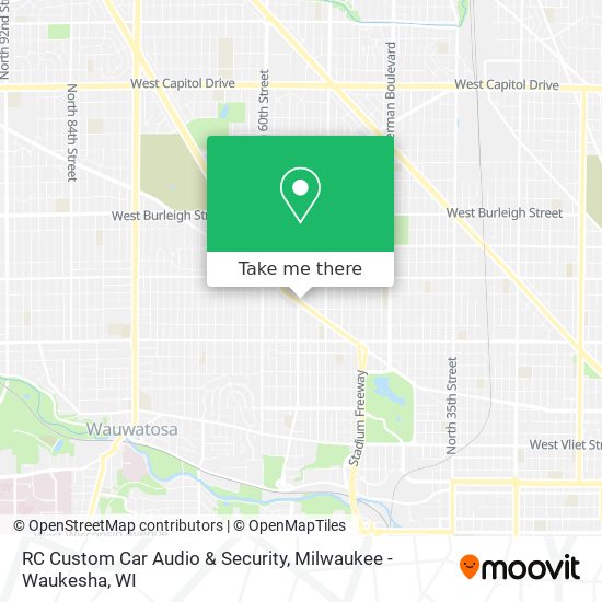 RC Custom Car Audio & Security map
