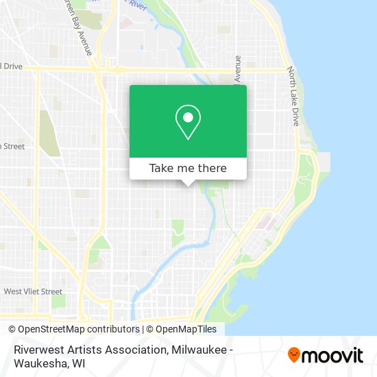 Riverwest Artists Association map
