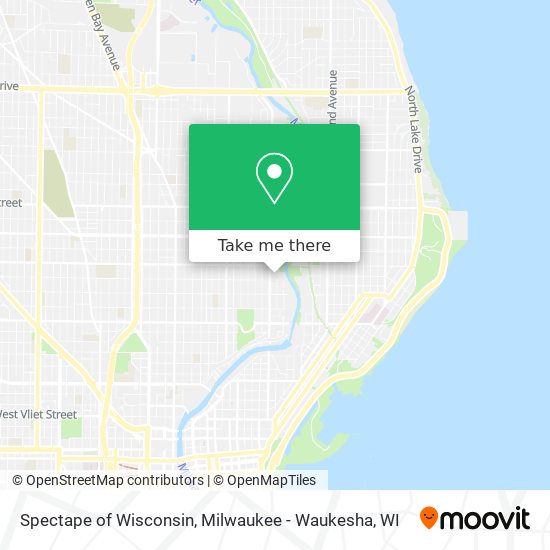 Mapa de Spectape of Wisconsin