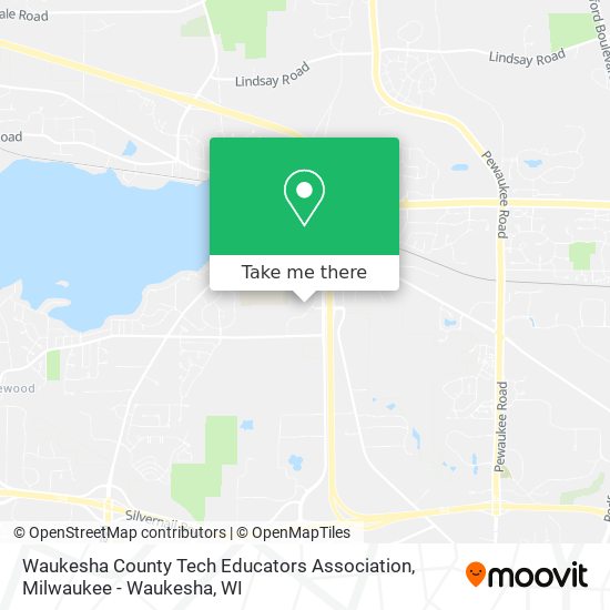 Waukesha County Tech Educators Association map