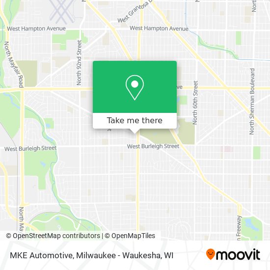 MKE Automotive map