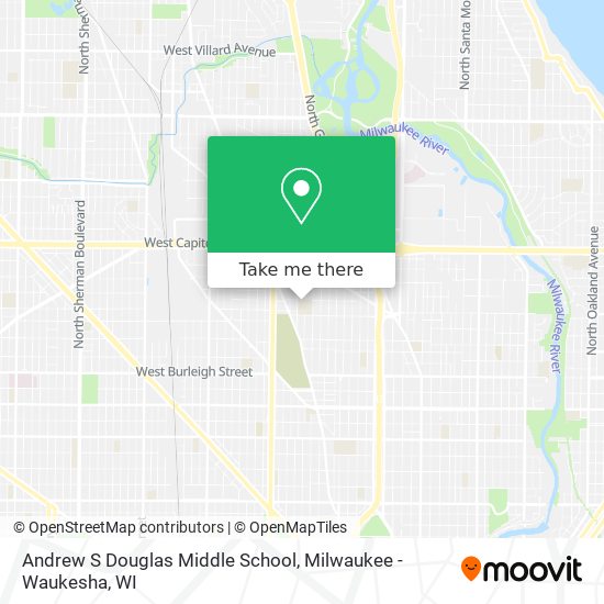 Andrew S Douglas Middle School map
