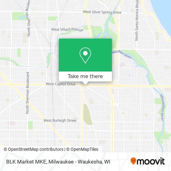 BLK Market MKE map