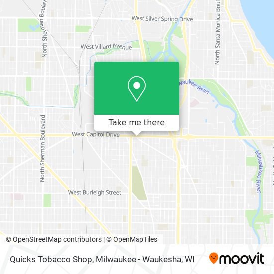 Quicks Tobacco Shop map