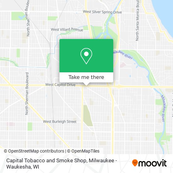 Capital Tobacco and Smoke Shop map