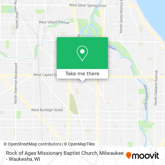 Mapa de Rock of Ages Missionary Baptist Church