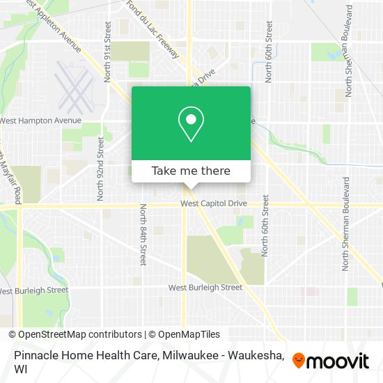 Mapa de Pinnacle Home Health Care