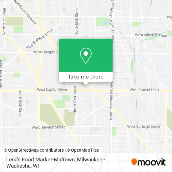 Lena's Food Market-Midtown map