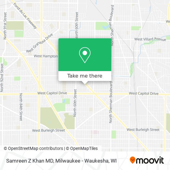 Samreen Z Khan MD map