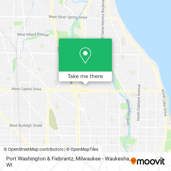 Mapa de Port Washington & Fiebrantz