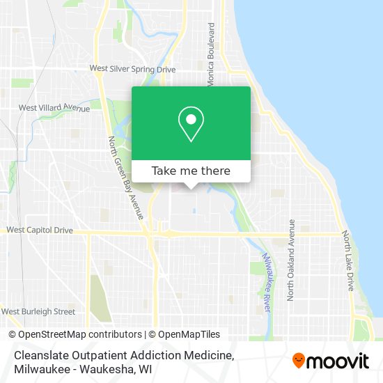 Mapa de Cleanslate Outpatient Addiction Medicine
