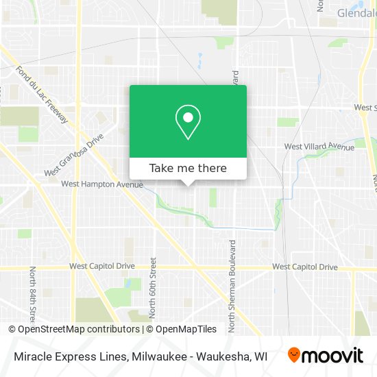 Miracle Express Lines map