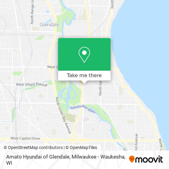 Mapa de Amato Hyundai of Glendale