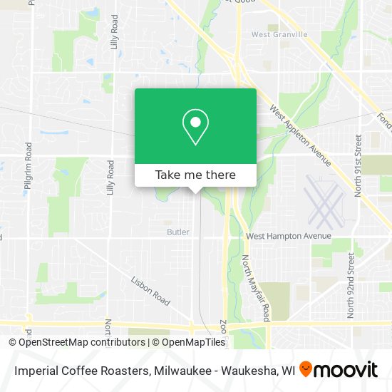 Imperial Coffee Roasters map