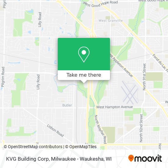 KVG Building Corp map