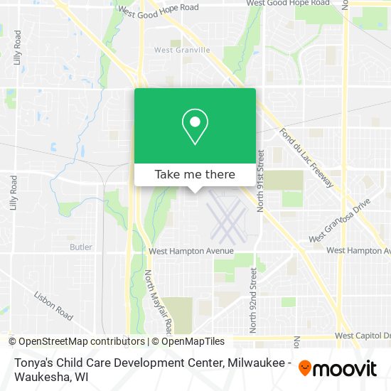 Mapa de Tonya's Child Care Development Center