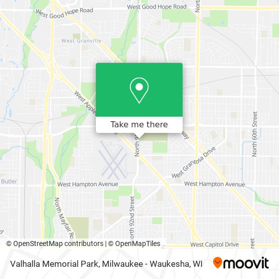 Mapa de Valhalla Memorial Park