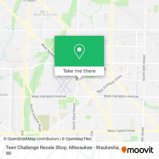 Mapa de Teen Challenge Resale Shop