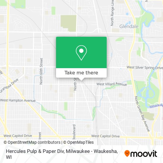 Mapa de Hercules Pulp & Paper Div