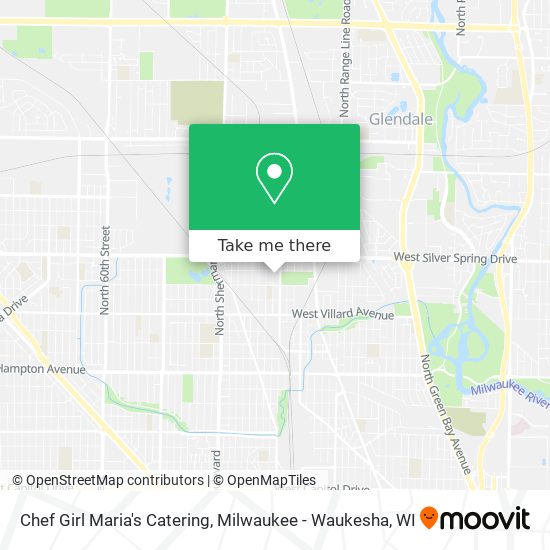 Chef Girl Maria's Catering map
