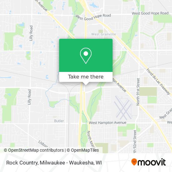Rock Country map