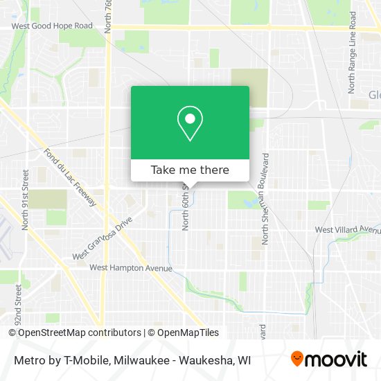 Mapa de Metro by T-Mobile