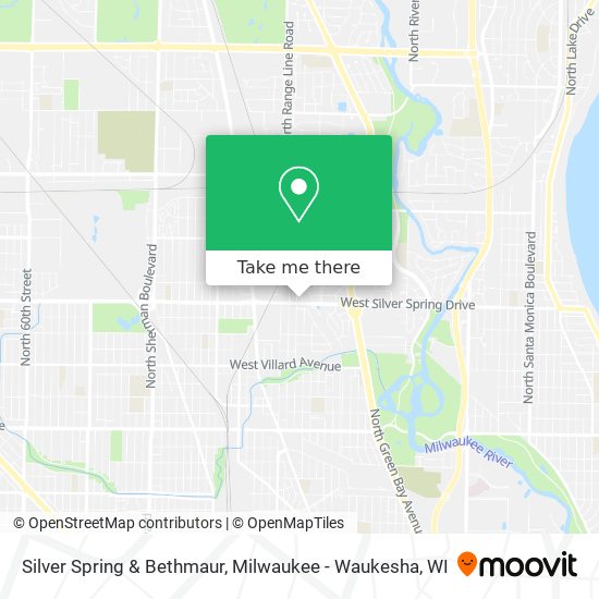 Mapa de Silver Spring & Bethmaur