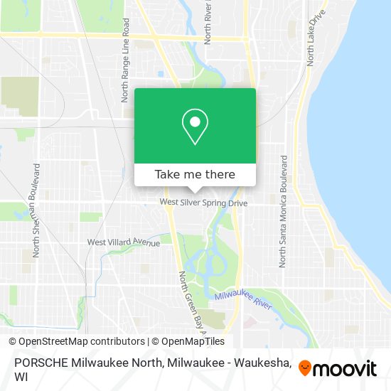 Mapa de PORSCHE Milwaukee North