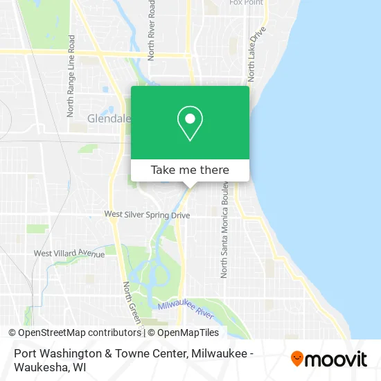 Mapa de Port Washington & Towne Center