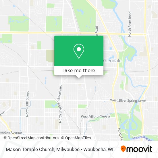 Mason Temple Church map