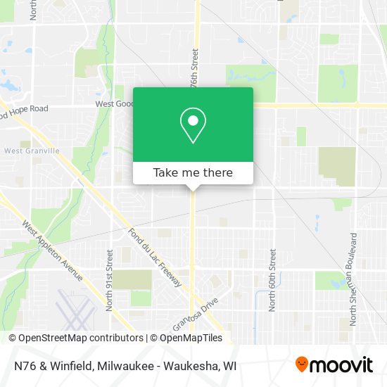 N76 & Winfield map
