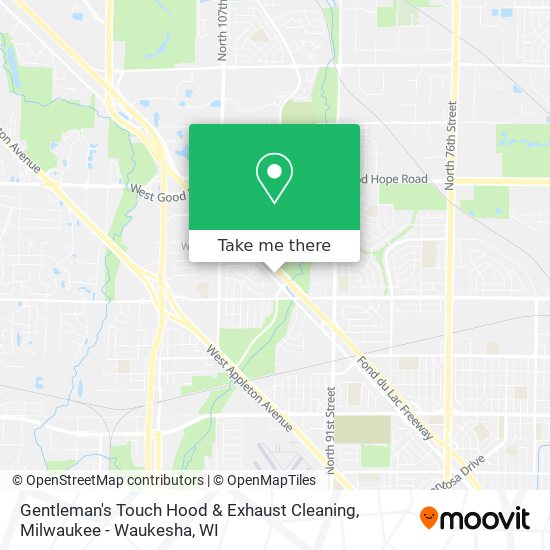 Gentleman's Touch Hood & Exhaust Cleaning map