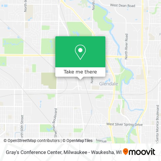 Gray's Conference Center map