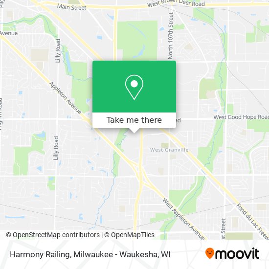 Harmony Railing map
