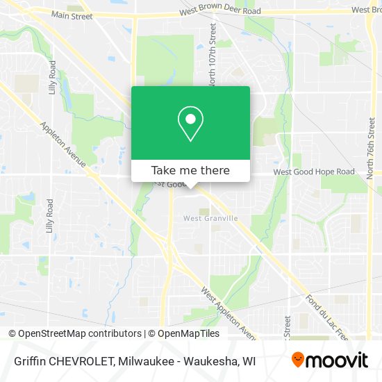 Mapa de Griffin CHEVROLET