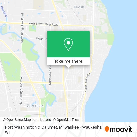 Port Washington & Calumet map