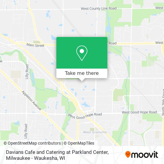 Mapa de Davians Cafe and Catering at Parkland Center