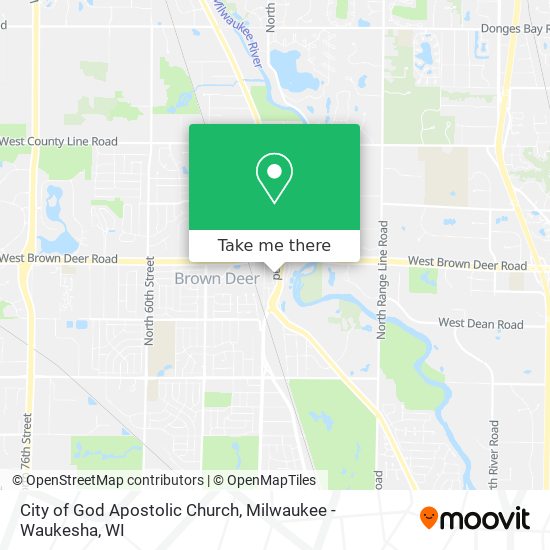 Mapa de City of God Apostolic Church