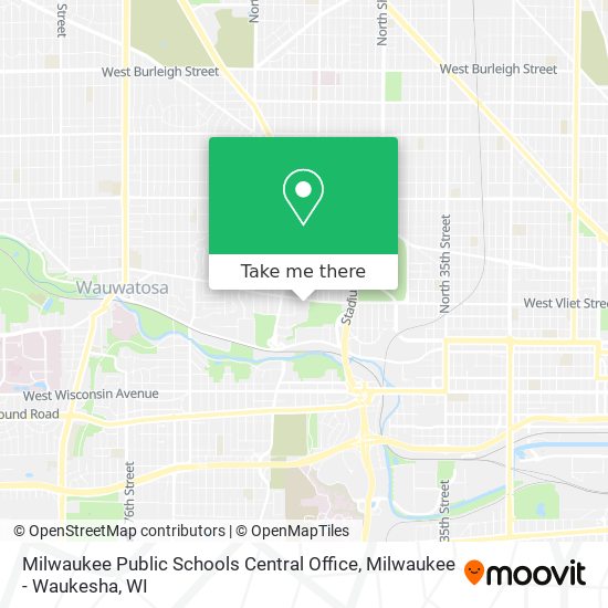 Mapa de Milwaukee Public Schools Central Office