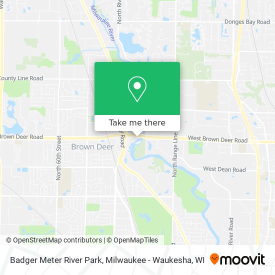 Badger Meter River Park map