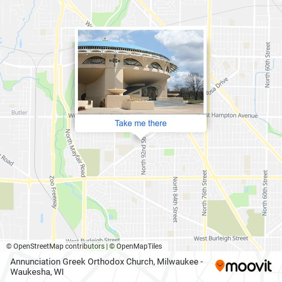 Annunciation Greek Orthodox Church map