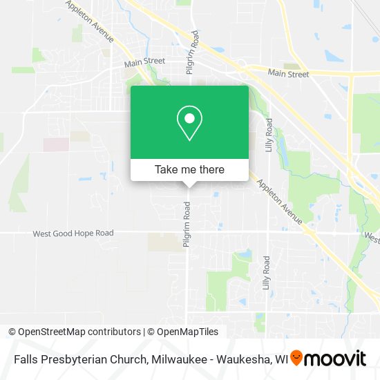 Falls Presbyterian Church map