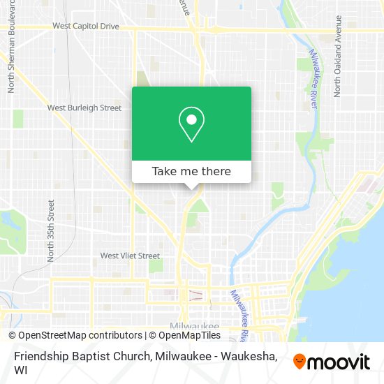 Mapa de Friendship Baptist Church
