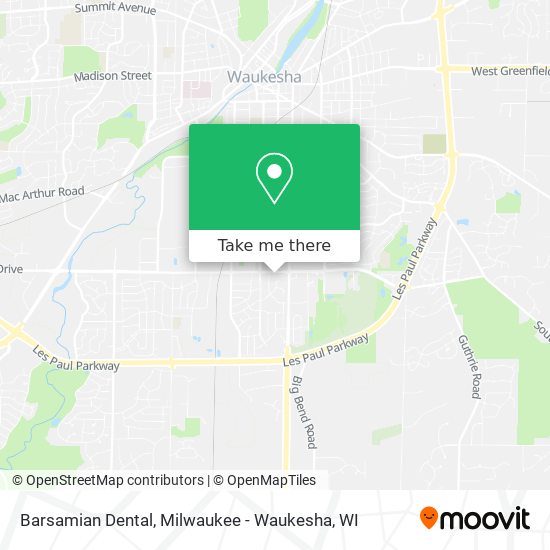 Barsamian Dental map