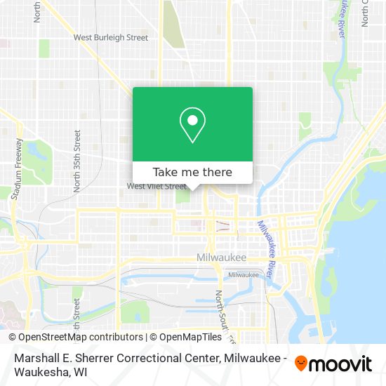 Marshall E. Sherrer Correctional Center map