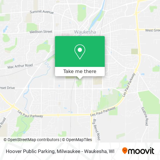 Mapa de Hoover Public Parking
