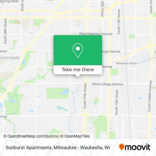 Sunburst Apartments map