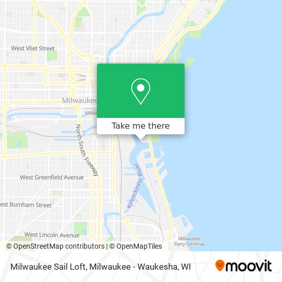 Milwaukee Sail Loft map