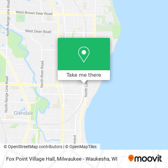 Mapa de Fox Point Village Hall