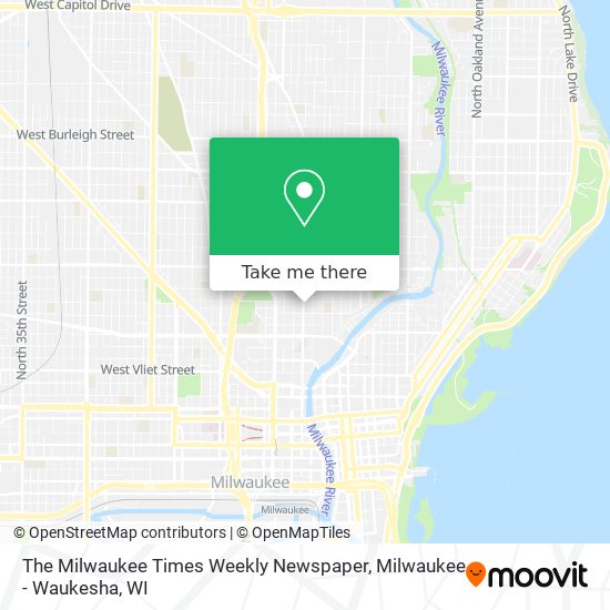 Mapa de The Milwaukee Times Weekly Newspaper